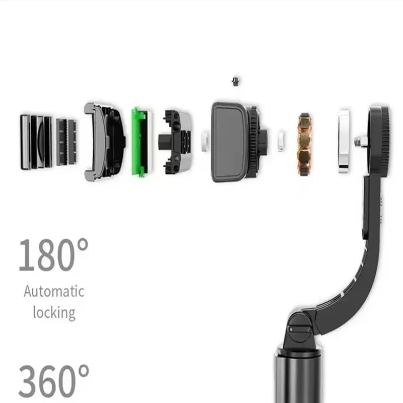Bluetooth Handheld Gimbal Stabilizer Mobile Phone Selfie Stick Adjustable Tripod Smartphone Live phone stabilizer selfie stick,camera gimbal stabilizer