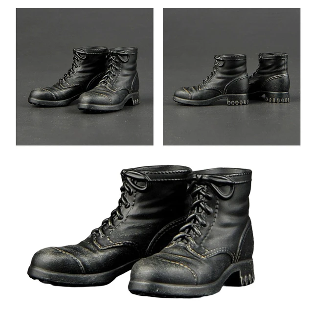 Chaussures de saut de soldat l'inventaire pour homme, botte de randonnée,  botte de saut à lacets, accessoire de figurine de soldat, 12 , 1/6 -  AliExpress