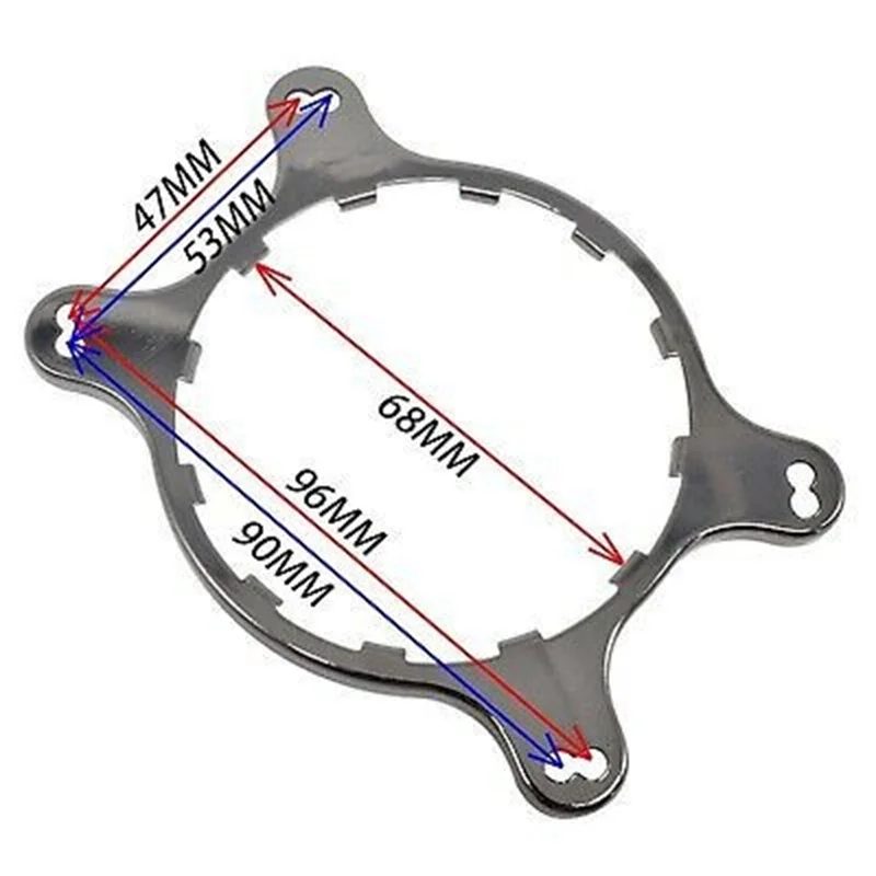 CPU Fan Bracket Computer Fan Bracket Mounting Bracket Fasteners Kit For NZXT Kraken AM4 AM5 Bracket & AM4 AM5 Standoffs For X42/52/62/72/53/63/73 Z53/63/73 Repair