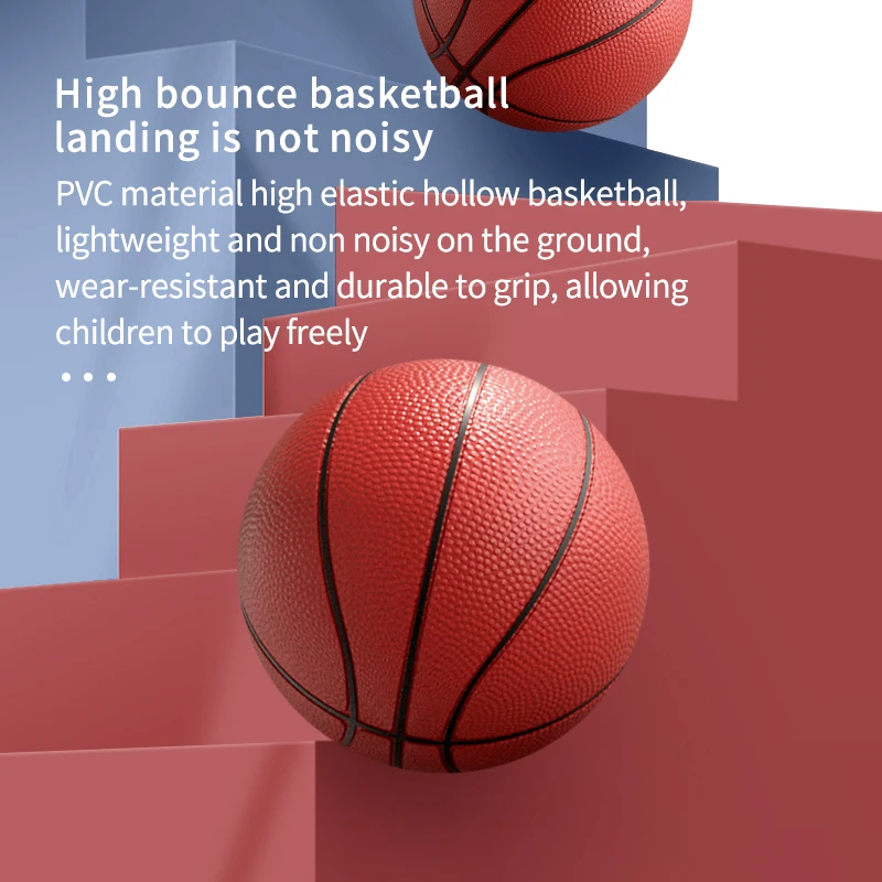 Indoor Basketball Hoop with Blue Circle Design and Dormitory-Friendly Buckle System