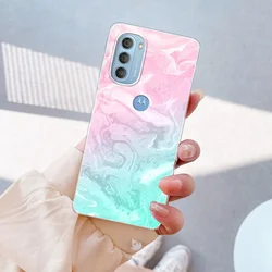 Clear Soft Silicone TPU Phone Case - Flexible and Protective Coque s Cover for Moto G51 5G (TM2026)