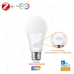 Zigbee Smart RGB LED Light Bulb - Voice - Controlled Smart Home Lighting (1PCS)