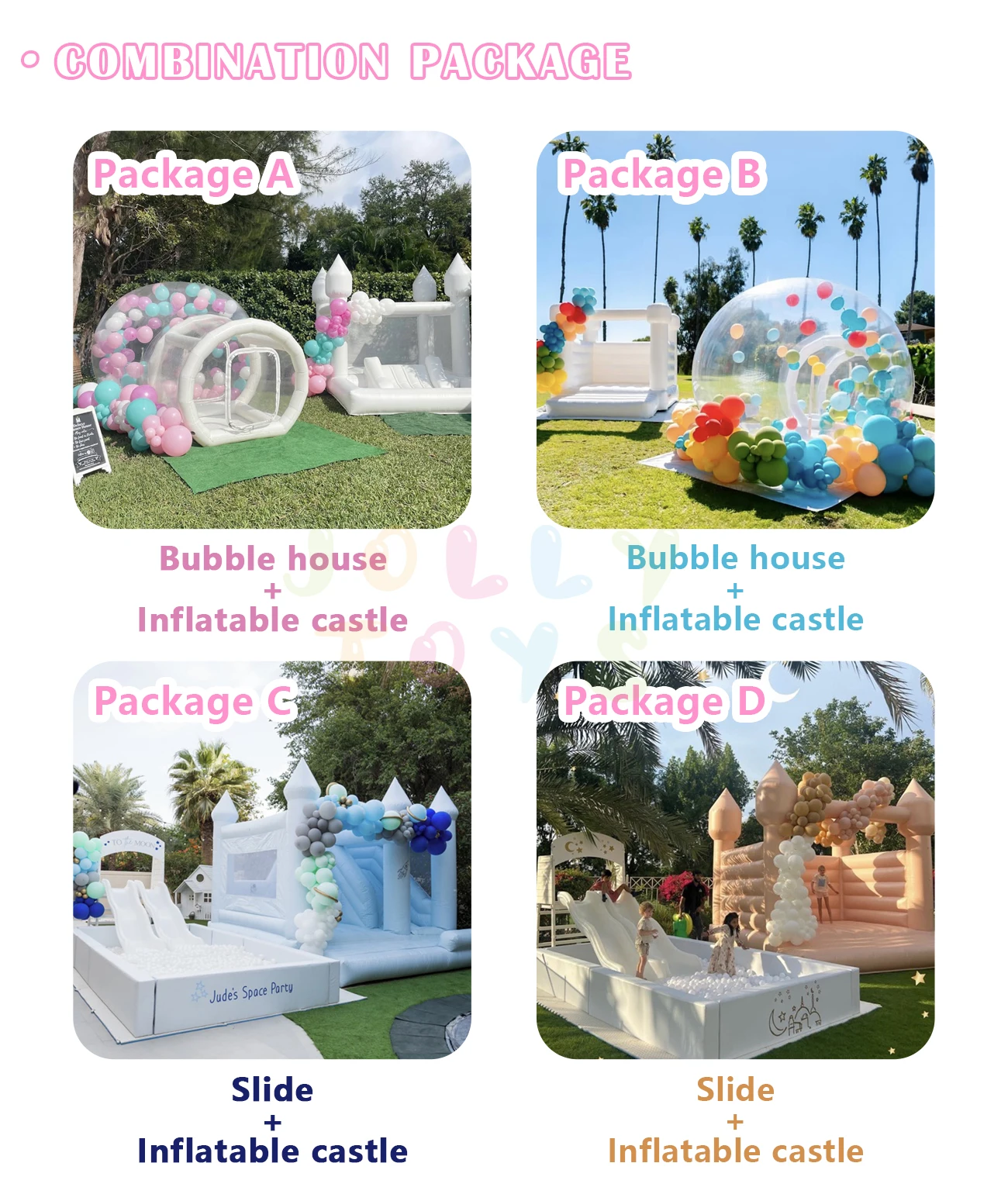 Hot Selling Indoor and Outdoor Inflatable Castle Inflatable Slide Bouncer Jumping Castle with Blower