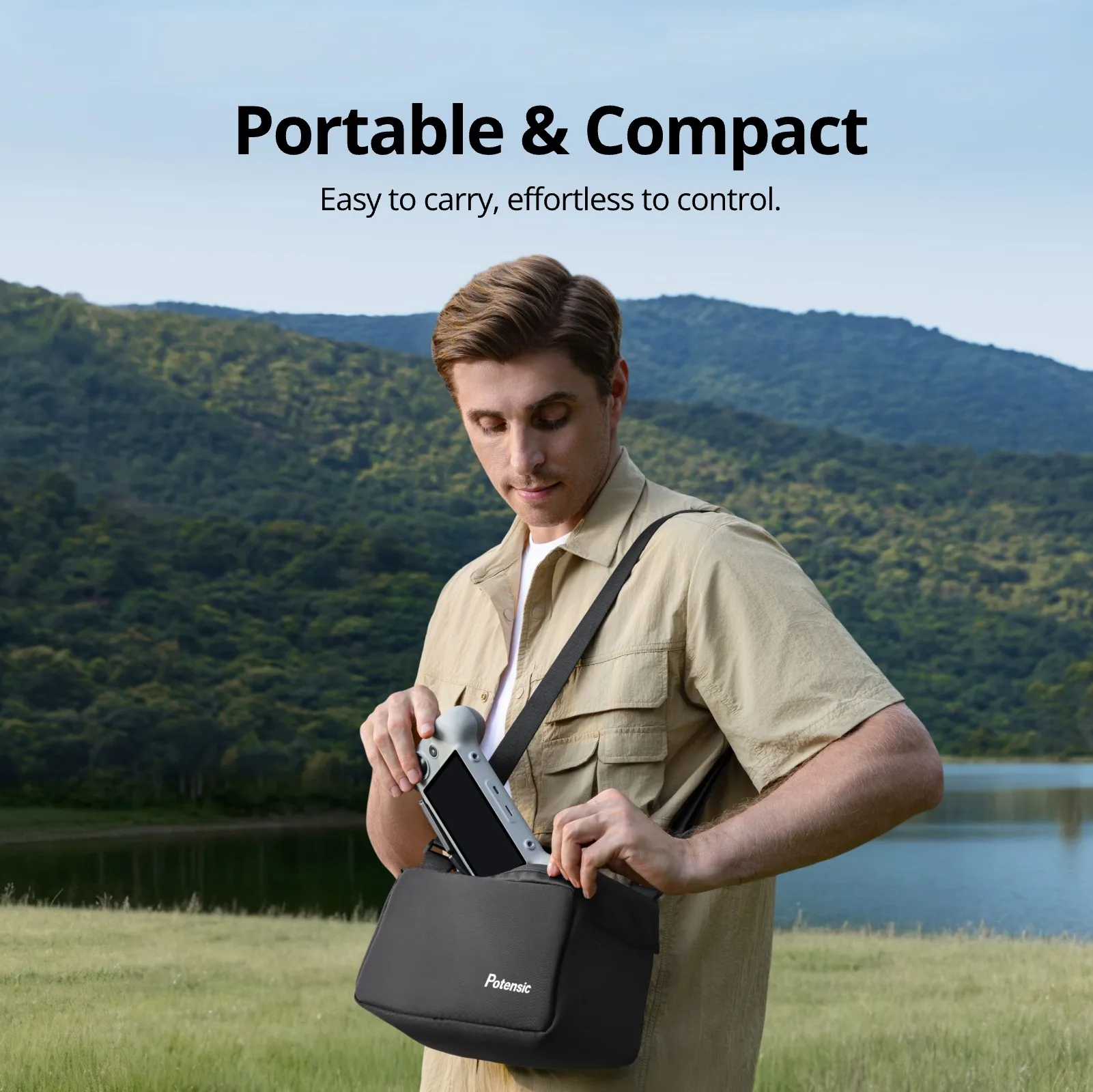 Drone Potensic C0 ATOM 2 con telecomando PTD 1 video 4K, fotocamera 8K Riprese verticali 10KM 2.7K, traccia AI per riprese notturne - immagine 6
