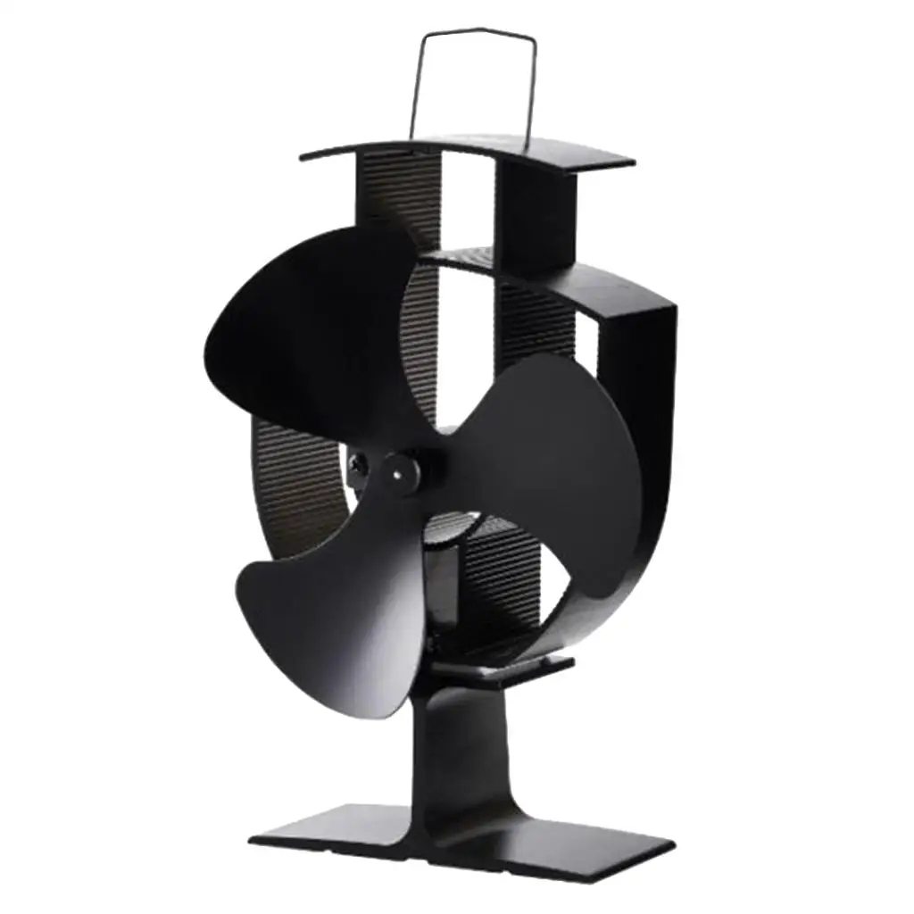 3 Blade Fireplace Heat Powered Stove Fan Friendly Efficient Heat  Distribution - AliExpress