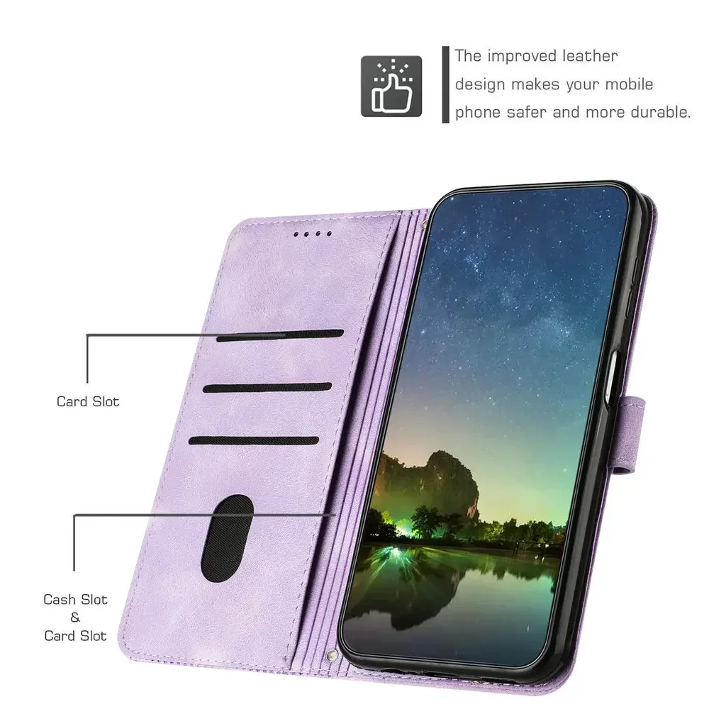 Elegant Texture Wallet Card Case for Tecno Pova - Luxury Phone Cover