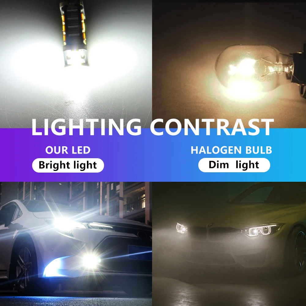 รูปสินค้า หลอดไฟ LED สว่างแรง 1200LM สำหรับรถยนต์ย้อนกลับ