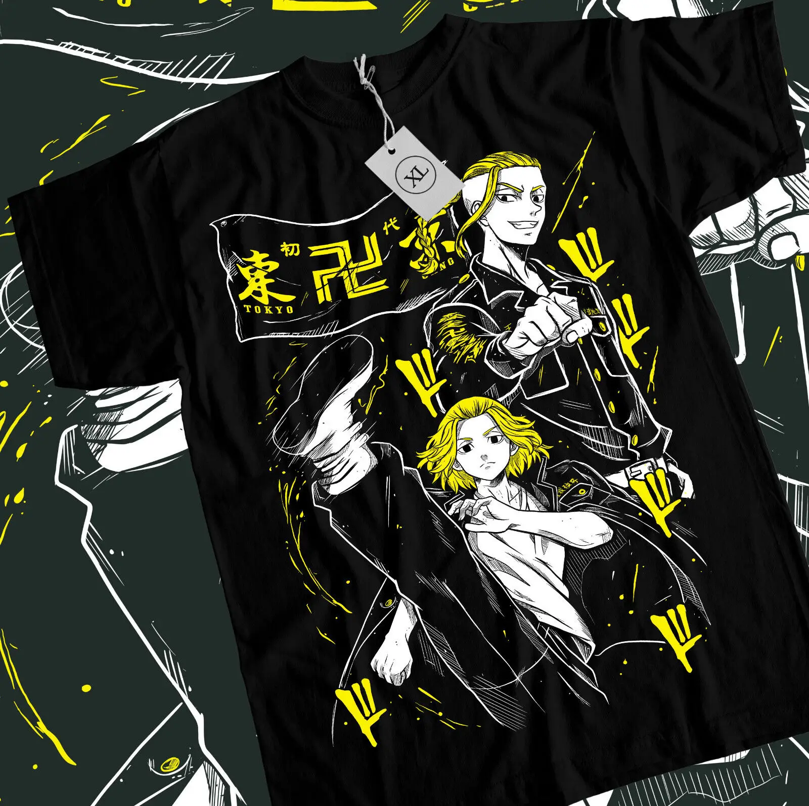 

Draken T-shirt Ken Ryuguji Tokyo Revengers Anime Mikey Manjiro Shirt All Size