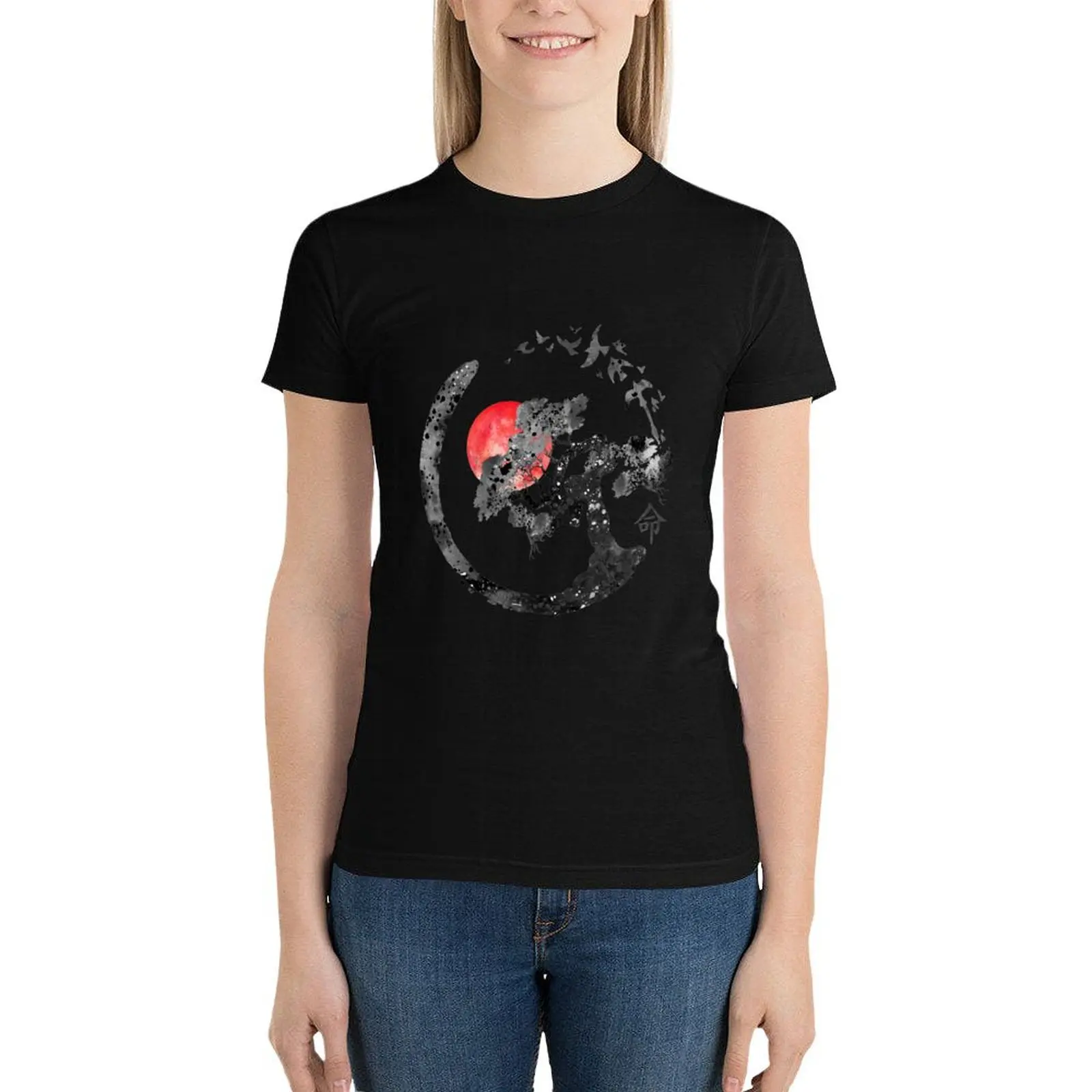 Enso circle and Bonsai tree T-Shirt summer clothes funny new edition t shirts for Women