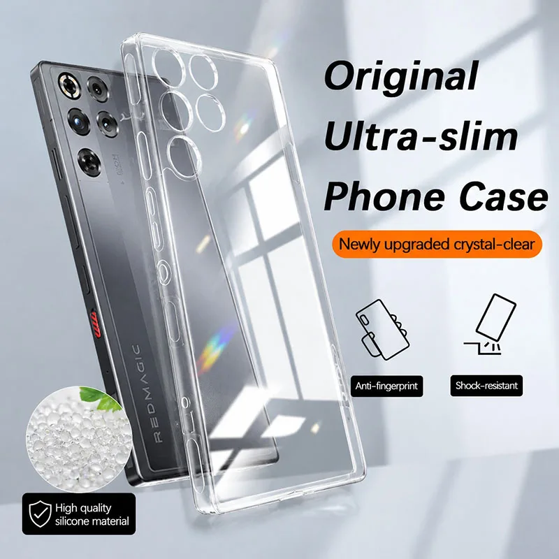 Transparent Flexible Shockproof Phone Case - Slim, Durable, and Protective