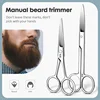 KK Eyebrow Scissors 2 in 1 Curved Blade Stainless Steel Makeup Professional Precision Beard Trimmer  Eyelash Hair Removal Tools 3