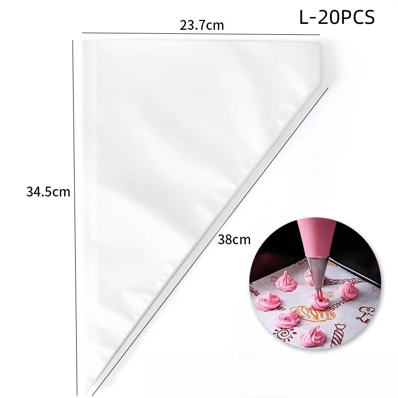 Disposable Piping Bags for Cake and Pastry Decorating