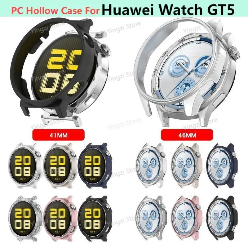 Sleek PC Hollow Watch Protector Case - Premium Cover and Bumper