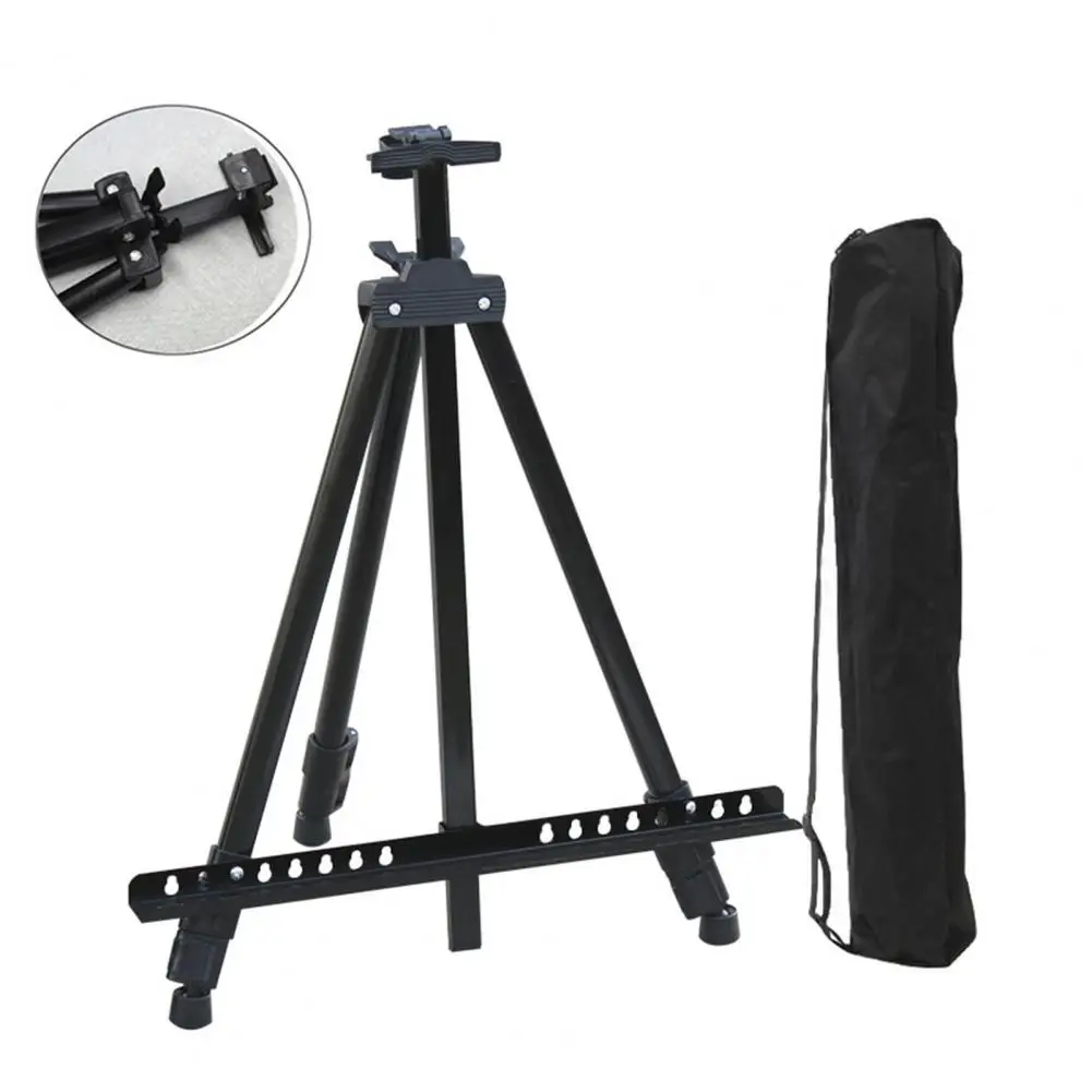 Non-Slip Telescoping Art Poster Metal Easel Easy to Carry Folding Easel Wedding Sign Poster Instant Stand Home Use