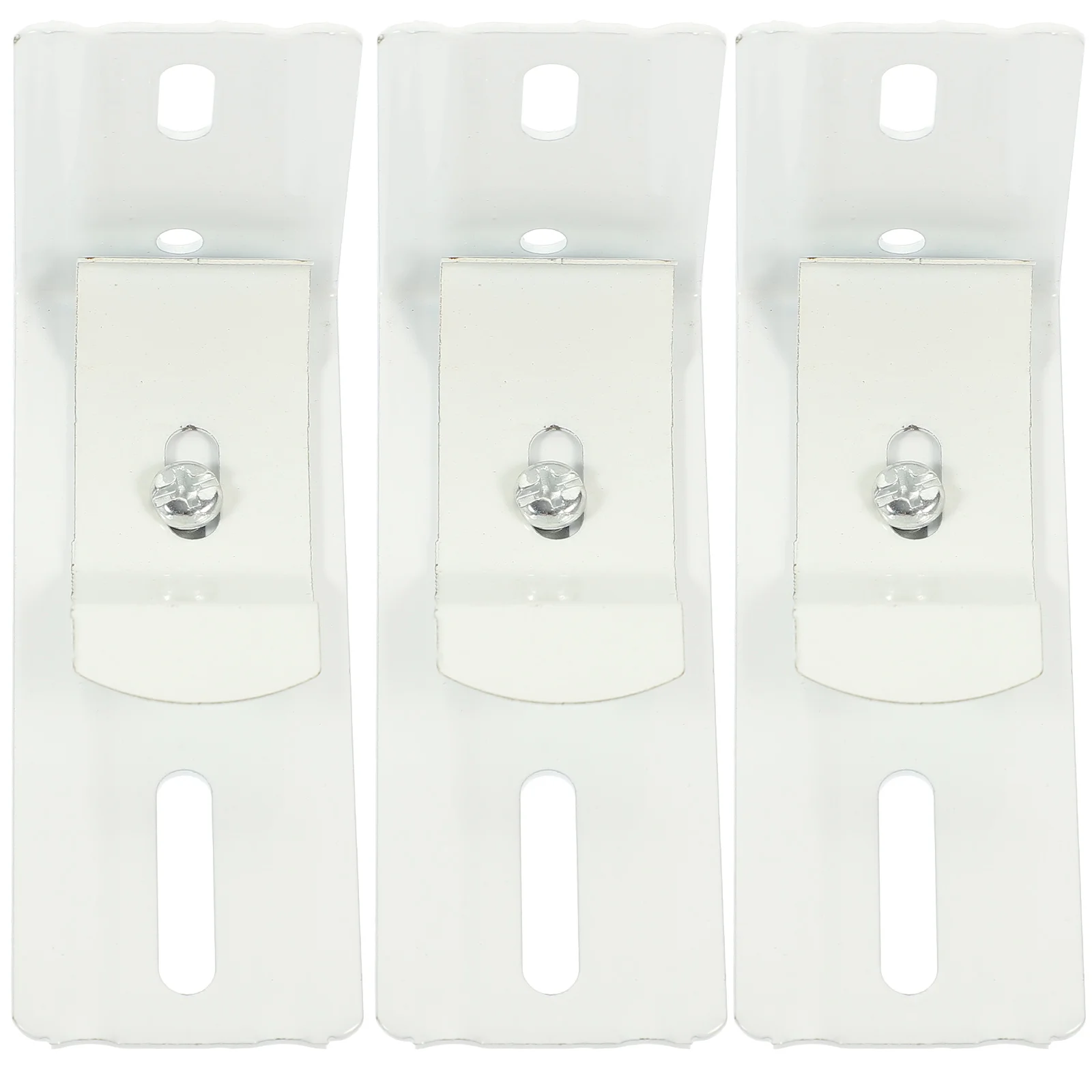 

3 Pairs Vertical Blind L Bracket Sturdy Holder for Vertical Blind Internal Installation Vertical Blinds Mounting Brackets