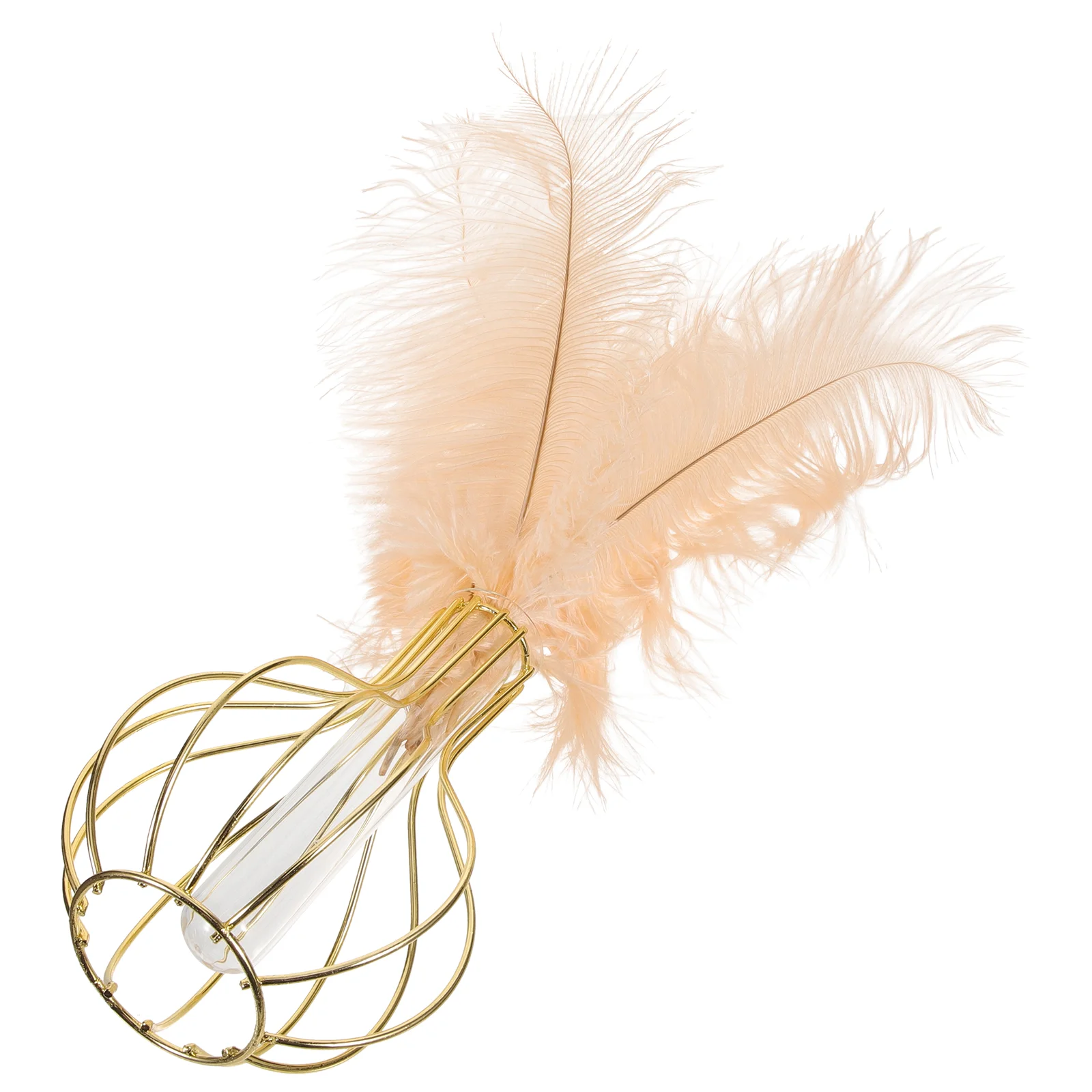 

Large Feathers Vases Decorations Household Table Iron Daily Home Plume Adornment Flower