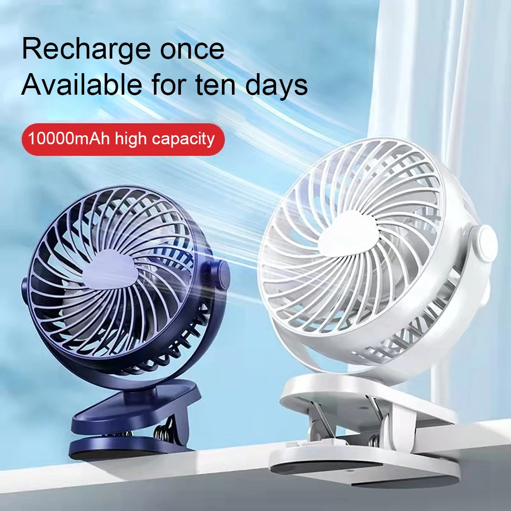 Portátil Mini Mão Clip Ventilador Carregamento Usb Quiet Desktop Ventilador Elétrico Alta Qualidade Dormitório Estudantil Pequeno Ventilador Ventilador de Refrigeração