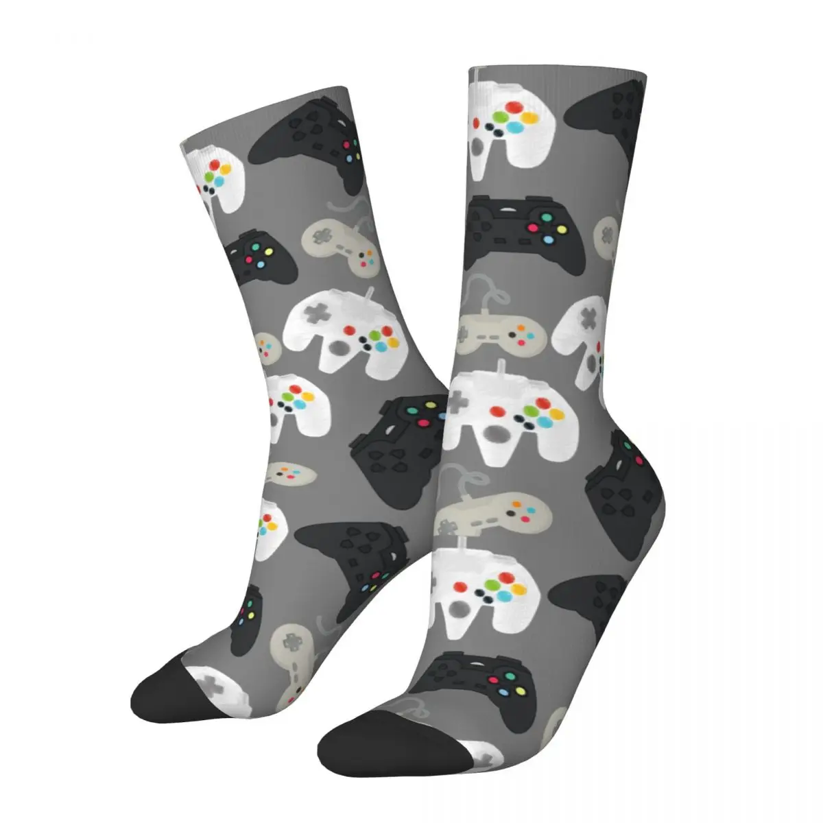 

Fashion Male Socks Funny Gamer Stuff Comfortable Novelty Skateboard Socks All Season