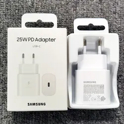Super Fast 25W PD Charger Adapter by Samsung - White-Charger Only