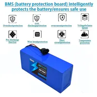 Batterie au Lithium rechargeable 100Ah 48V 100% neuve 13S5P 18650, BMS intelligent intégré pour machines électriques de 1500W 5