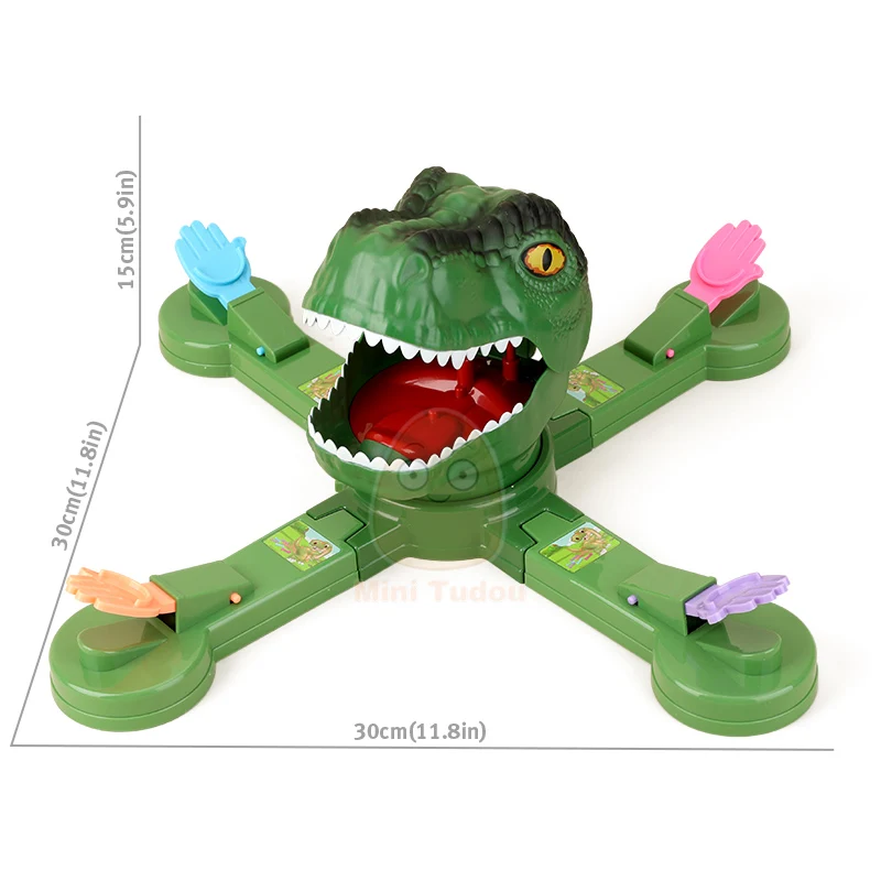 Kids Toy Feeding Dinosaur Electric Multiplayer Interactive Rotate Shot Game Party Competitive Desktop Toys For Children Gifts 6