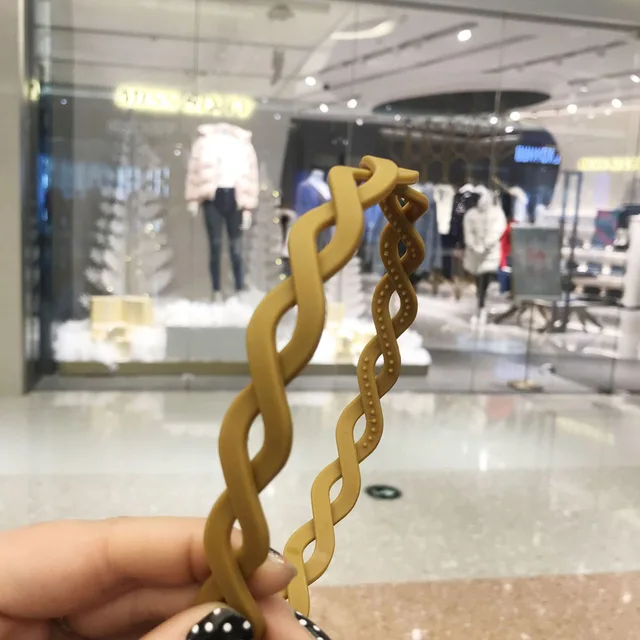 Fashion Pearl Non-Slip Rhinestone Hairbands Elastic Flower Women Hair Hoop Bands Headband Bezel Girls Hair Accessories Headdress 01