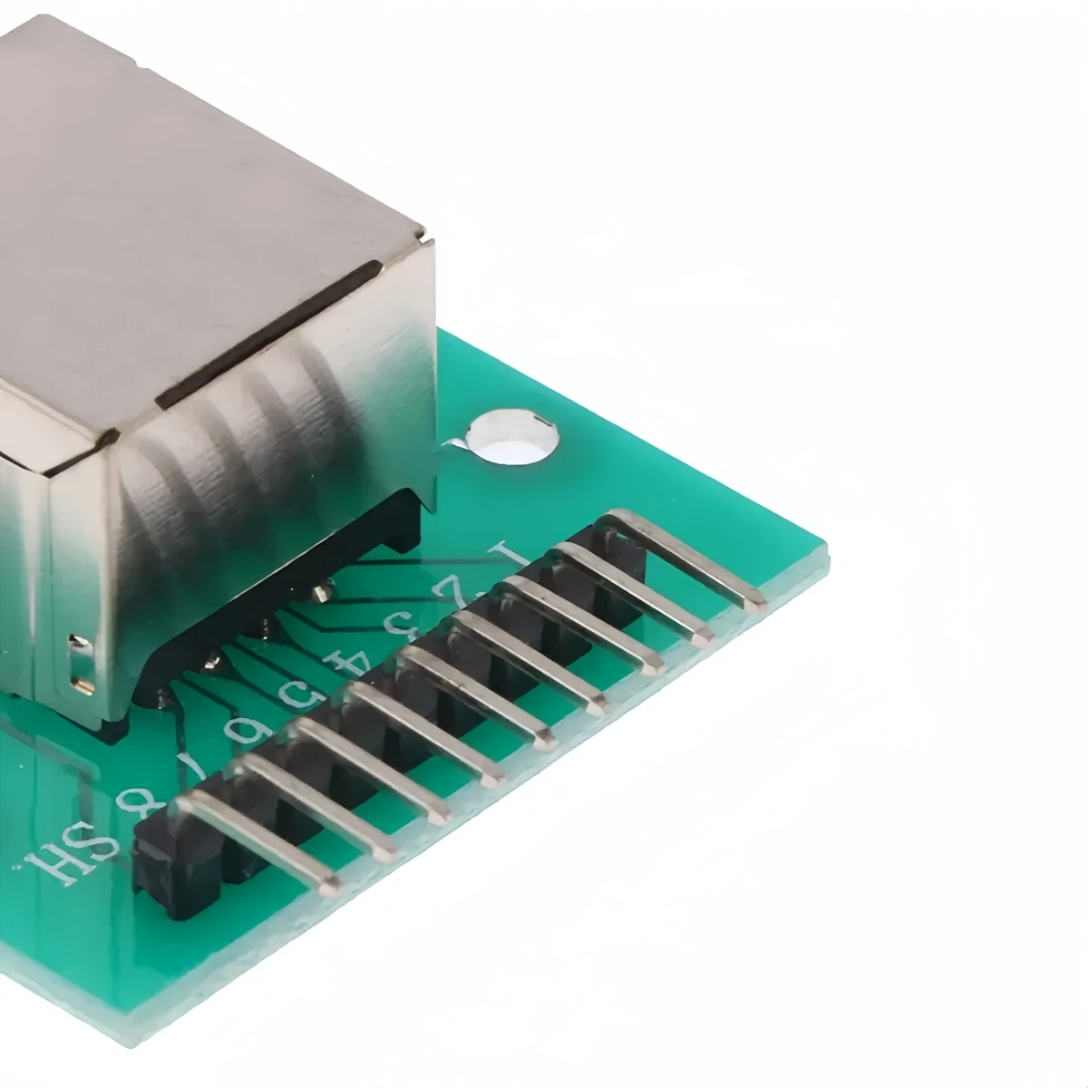 PCB Board PCB Board Assembly Printed Circuit Board 1Pcs RJ45 Adapter Board To XH2.54 Modular Ethernet Connector Adapter Network Interface + Breakout Board + Pin Header