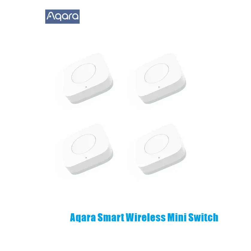 Aqara Smart Wireless Mini Switch Key Zigbee Connection Remote One Key Control Button Home Security Mihome Homekit smart switch