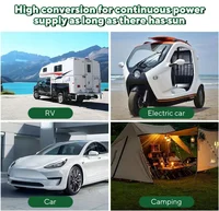 1000W panneau solaire 12V cellule solaire 10A-100A contrôleur Kit de plaque solaire pour téléphone RV voiture caravane maison Camping batterie extérieure 5