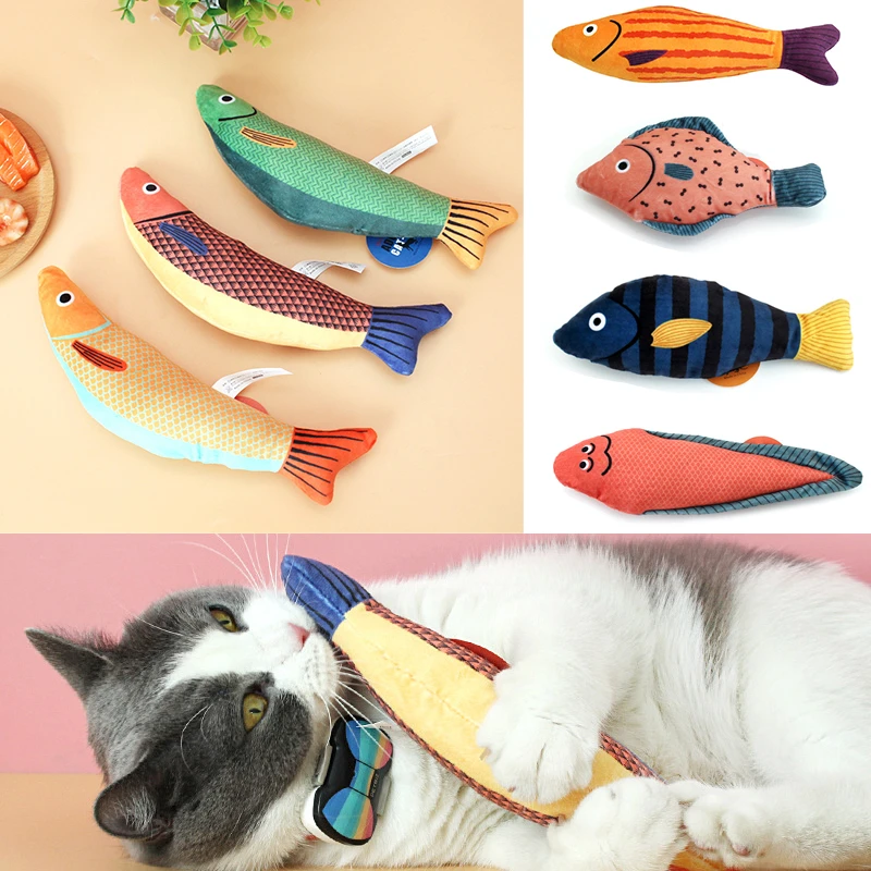 1/3/4pcs Cute Cat Toys Funny Interactive Plush Cat Toy Mini Teeth Grinding Catnip Toys Kitten