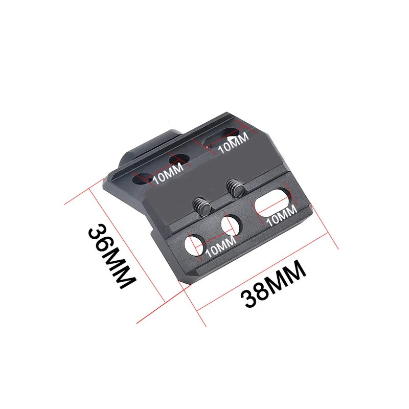 Wadsn Surefir Wapenverlichting Mount M300 M600 Zaklamp Offset Mount Fit 20Mm Picatinny Rail Metalen Rail Accessoires