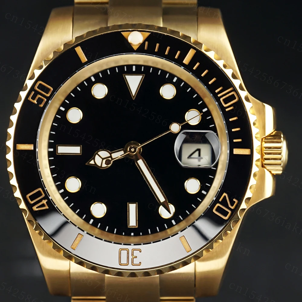 2022 Fashion New 40mm Men's Leisure Sports Sapphire Mirror Stainless Steel Material Waterproof Automatic Mechanical Watch