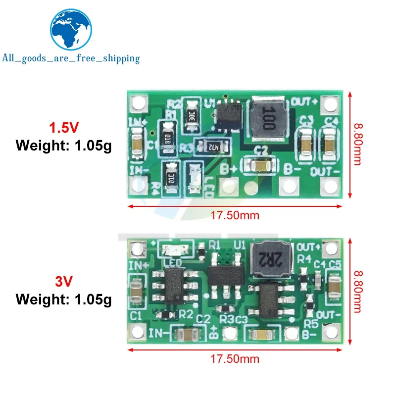 AA/AAA 건전지 리튬 배터리로 개조 3V-4.2V 충전 및 방전 시 1.5V 감소 장난감 리모컨 마우스 개조