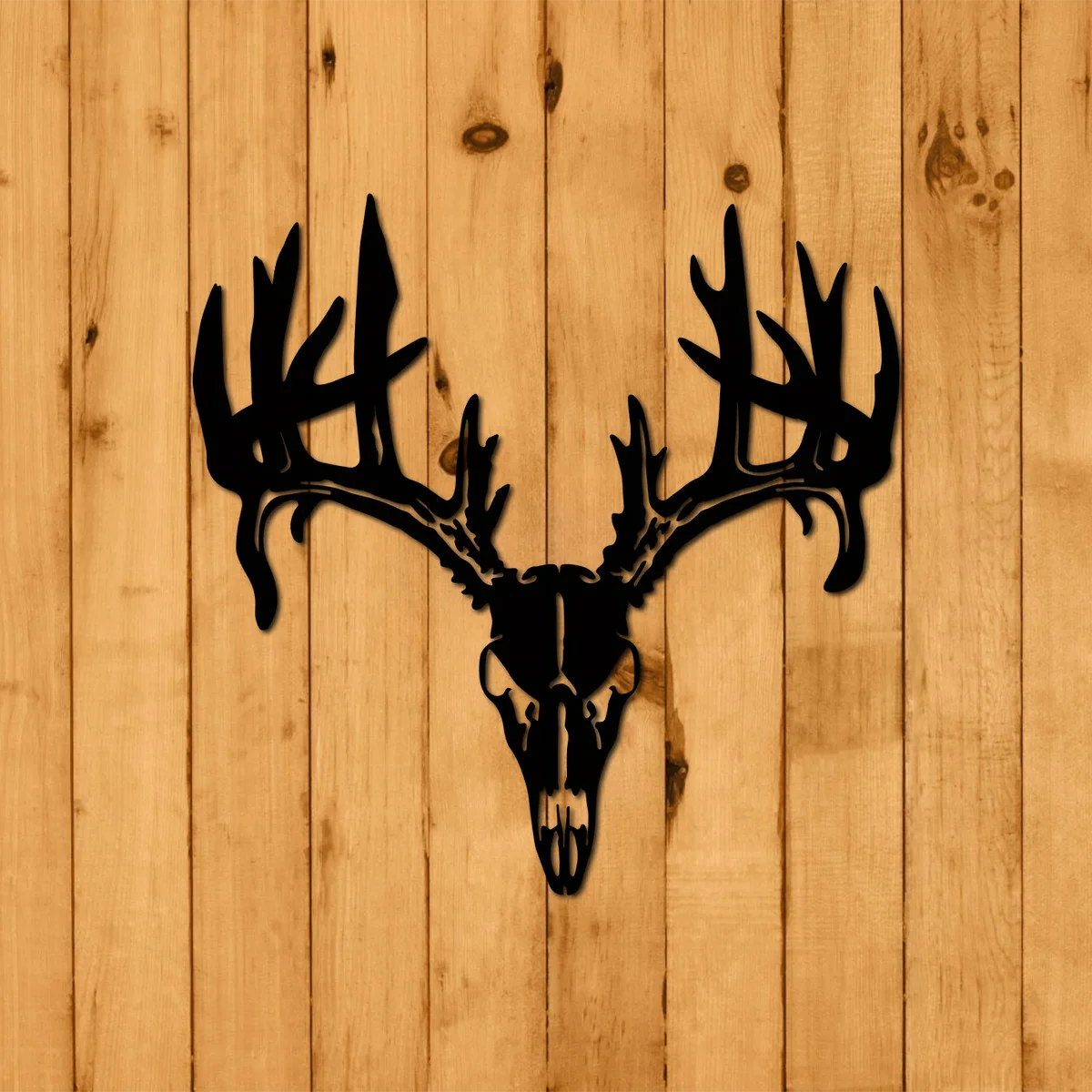 

Metal Iron Art Home Wall Sticker Decor Deer Skull Metal Art Deer Head Signs Living Room Wall Hanging Decoration Art Iron Crafts