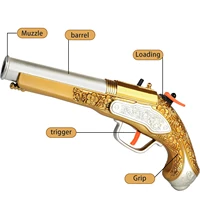 Pirate Toy Foam Blaster for Kids Boys Pirate Flintlock Pistol Toy  gun 1