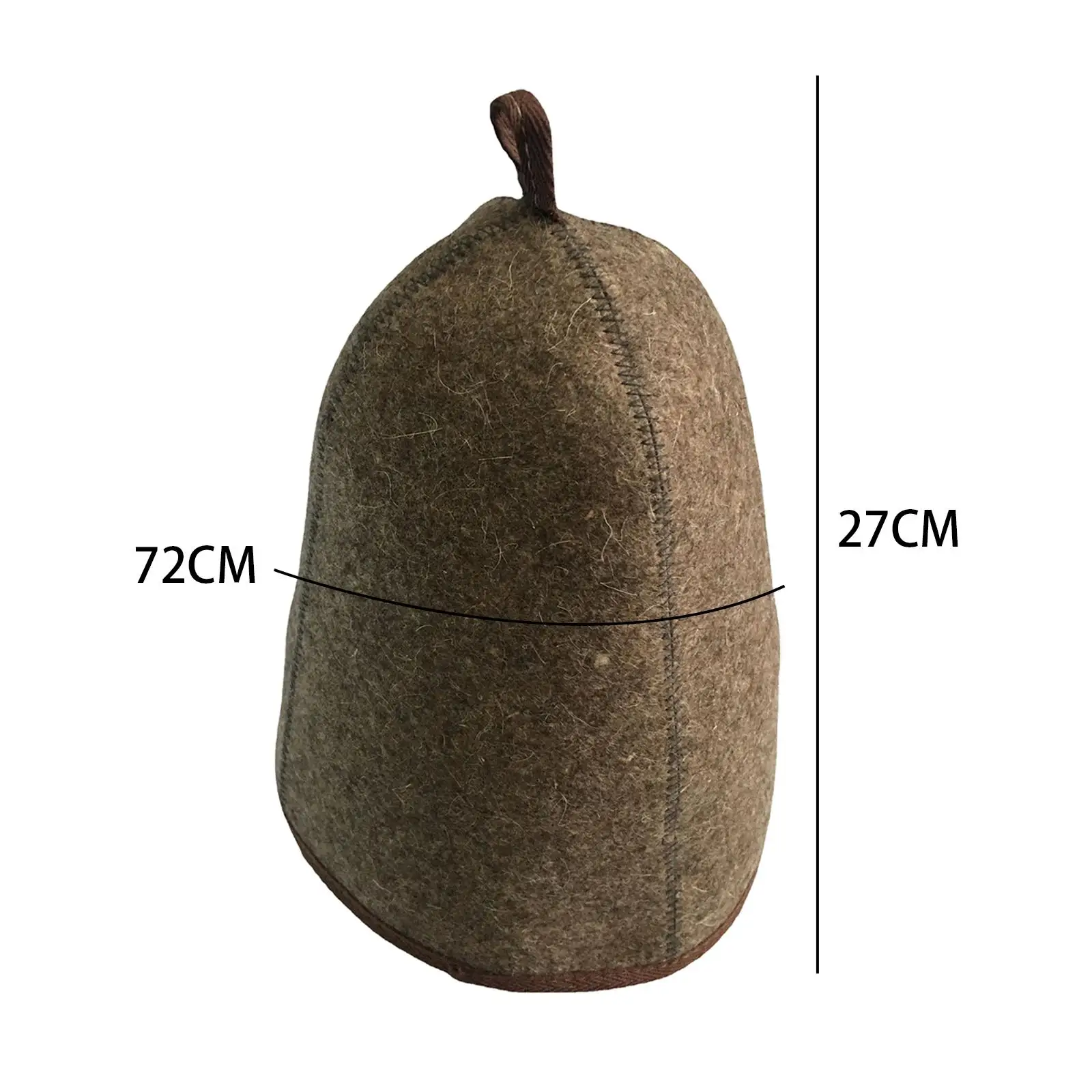 1x Sauna Hat 3mm Thick Anti Heat Headgear Banya Russian Style Wool Felt Shower Cap for Men Women Shower Bathing Accessories 6