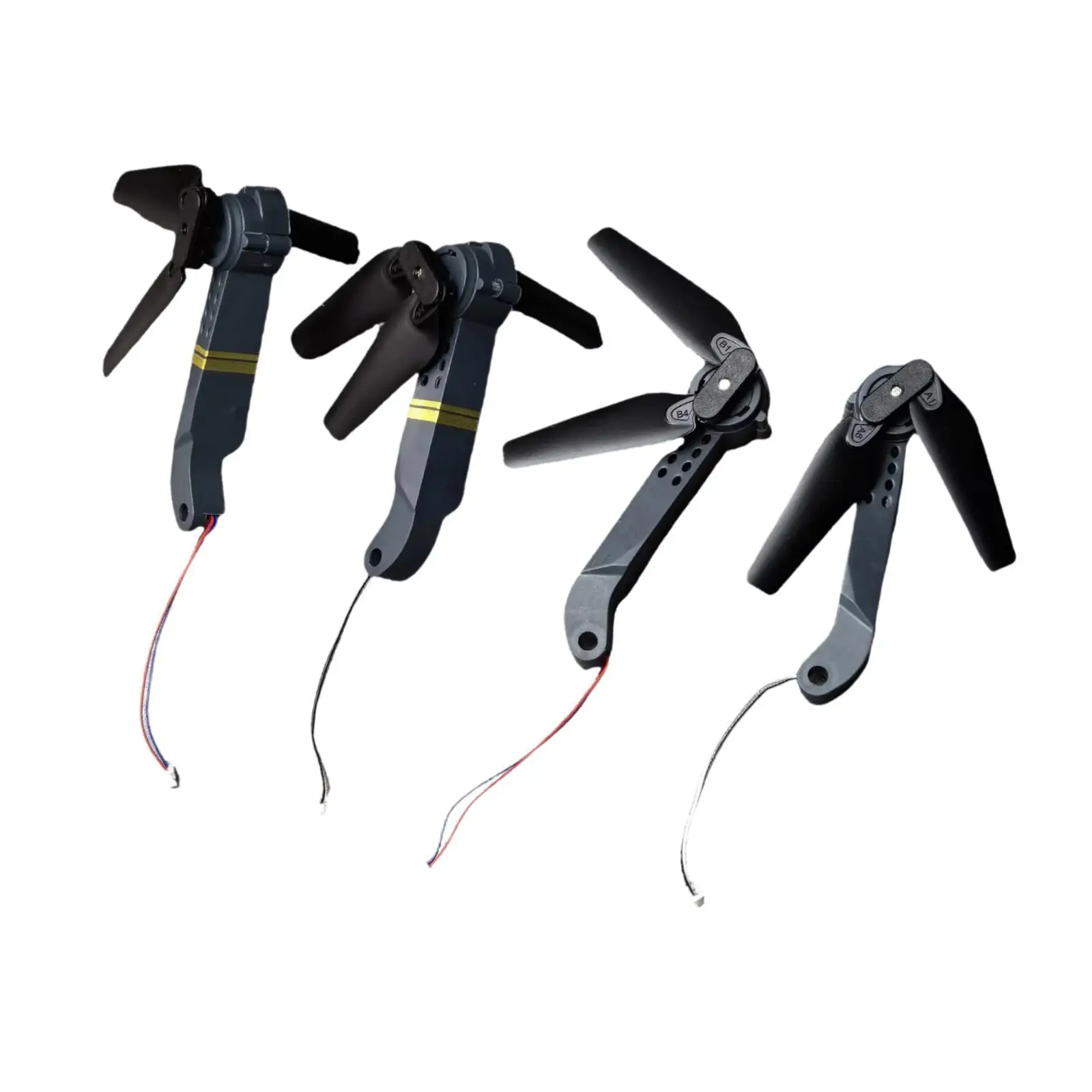 Drone Motor Arm Set Lightweight with Motor DIY Accessory Professional Front and Rear Assembly Part for E58 Drone Replaces