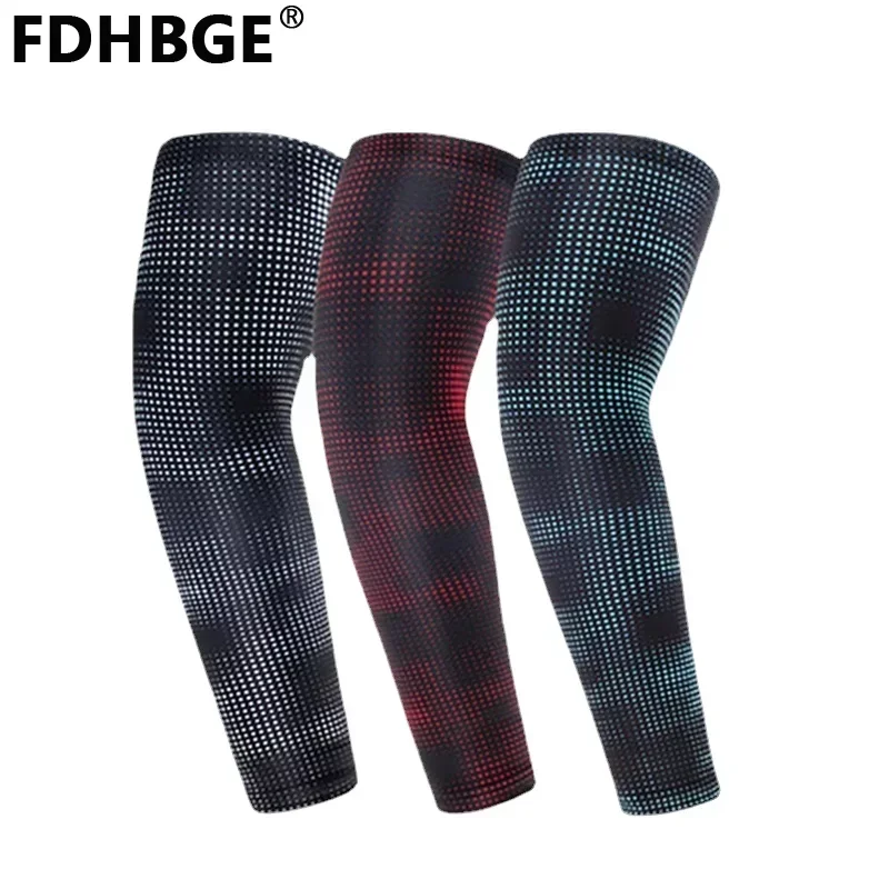 

FDHBGE Cycling Arm Warmers Sleeve Running Basketball Accessories Volleyball Outdoor Sports Breathable Safety Mountaineering Gear