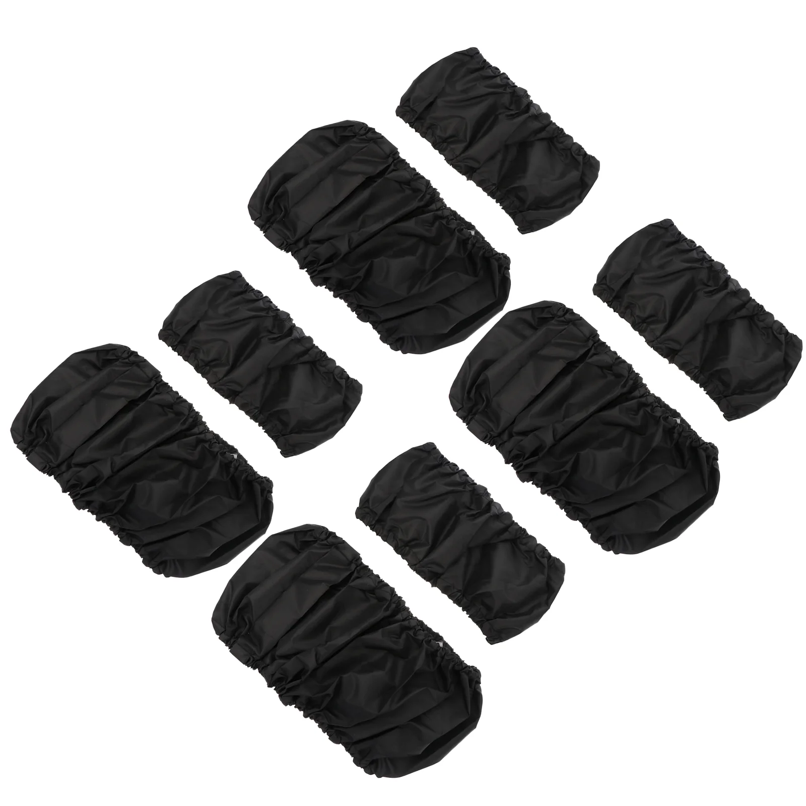 

8 Pcs Wheel Cover Dust Wheelchair Stroller Cart Protector Covers Protective Pushchair Oxford Cloth Accessory