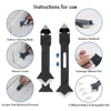 5 In 1 Silicone Scraper Sealant Smooth Remover Tool Set Caulking Finisher Smooth Grout Kit Floor Mould Removal Hand Tools Set 5