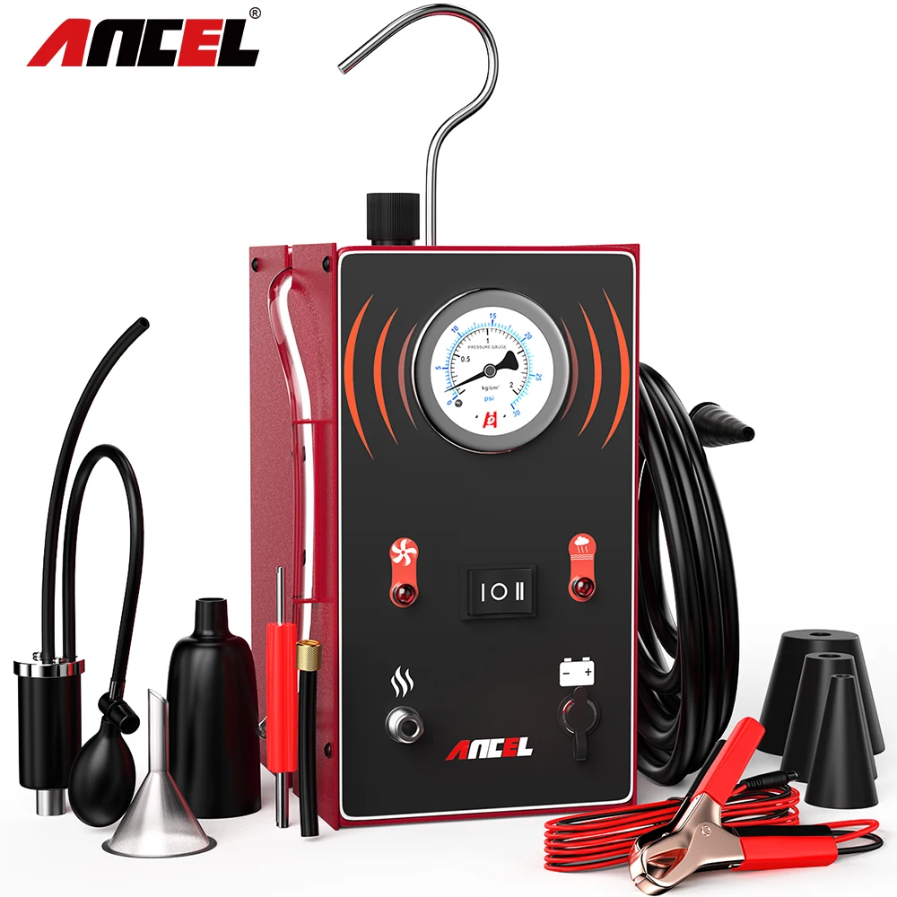 Rilevatore Di Perdite Di Fumo Per Auto Evap Pipe Generatore Di Fumo Analizzatore Di Perdite Di Tubi Tester Sistema Evap Strumenti Diagnostici Ancel S2