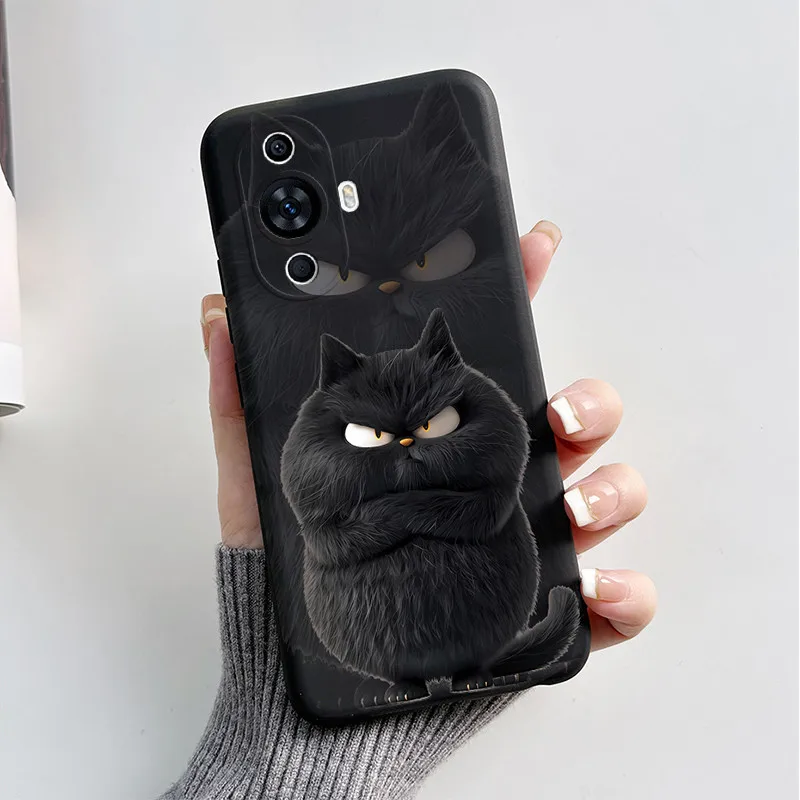 Cute Cat & Puppy Dog Soft Silicone Phone Case - Cartoon Design Cover for 6.7 and 6.78 Smartphones