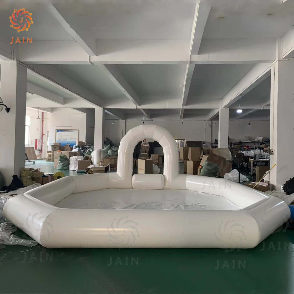 Outdoor Amusement Inflatable Bumper Car Go Kart Track Bumper Car Race Track Inflatable Go Kart Race Tracks For Kids Party