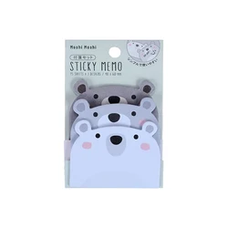 Cartoon Sticky Notes Memo Pads - Kawaii School Supplies (Bear)