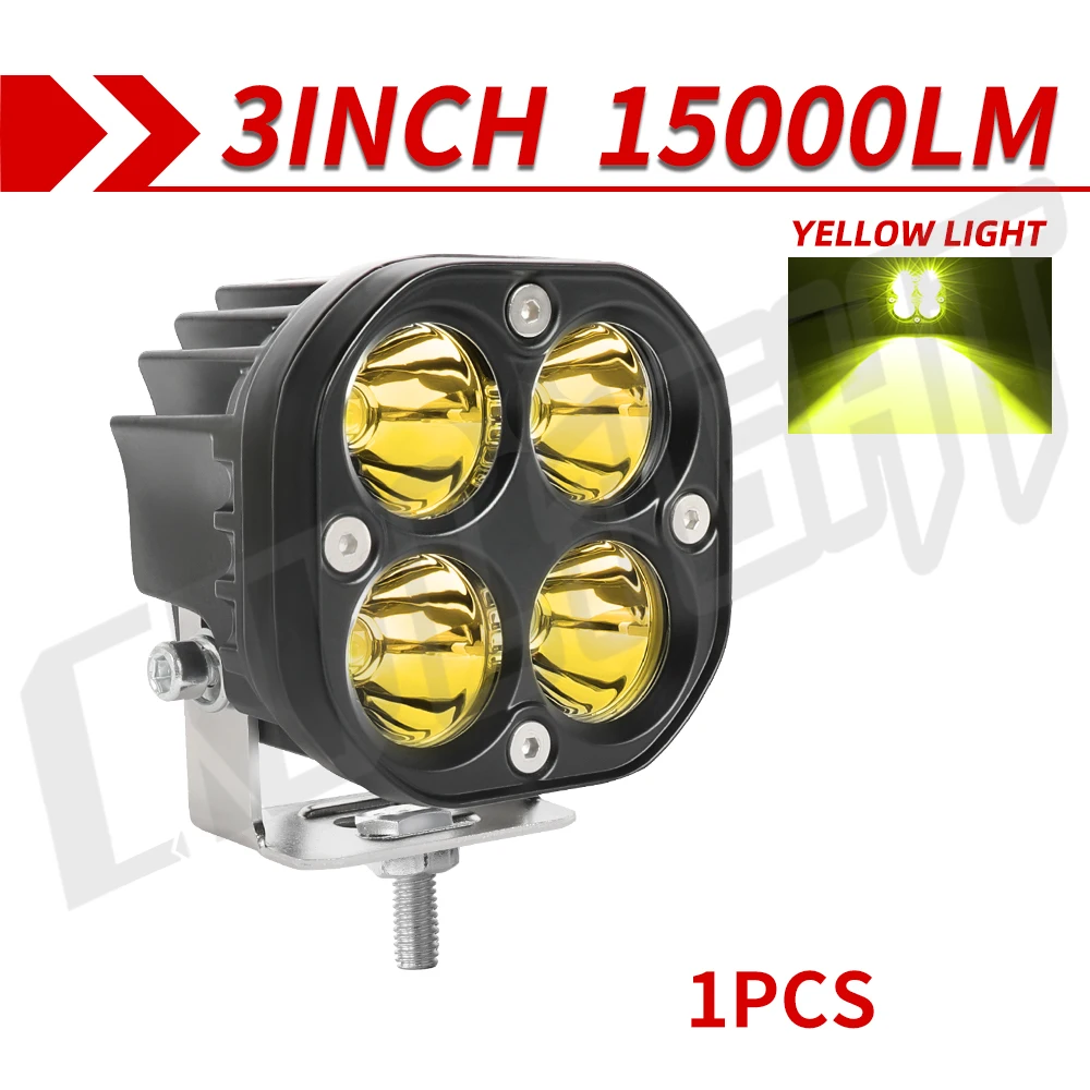 ตัวเลือกสินค้า ไฟสปอตไลท์ LED ทรงพลัง สำหรับมอเตอร์ไซค์ ดีไซน์สวย ส่องสว่างไกล