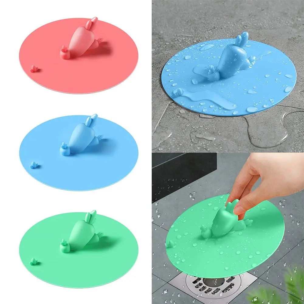 

TPR Floor Drain Cover Bathroom Accessories Leakage-proof Seal Sewer Deodorizer Deodorant Bathtub Plug Sink Hair Filter Bathroom