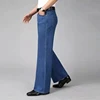 Spring Autumn 90s Streetwear Jeans Elastic Vintage Disco Men Clothing Loose Fashion All-match Washed Straight Flare Cowboy Pants 2