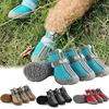 Dog Shoes Non-Slip Soles Thick Plush Protection Paw Pet Shoes Warm For Dog Non-Slip Dog Shoes Breathable Climbing Pets Booties