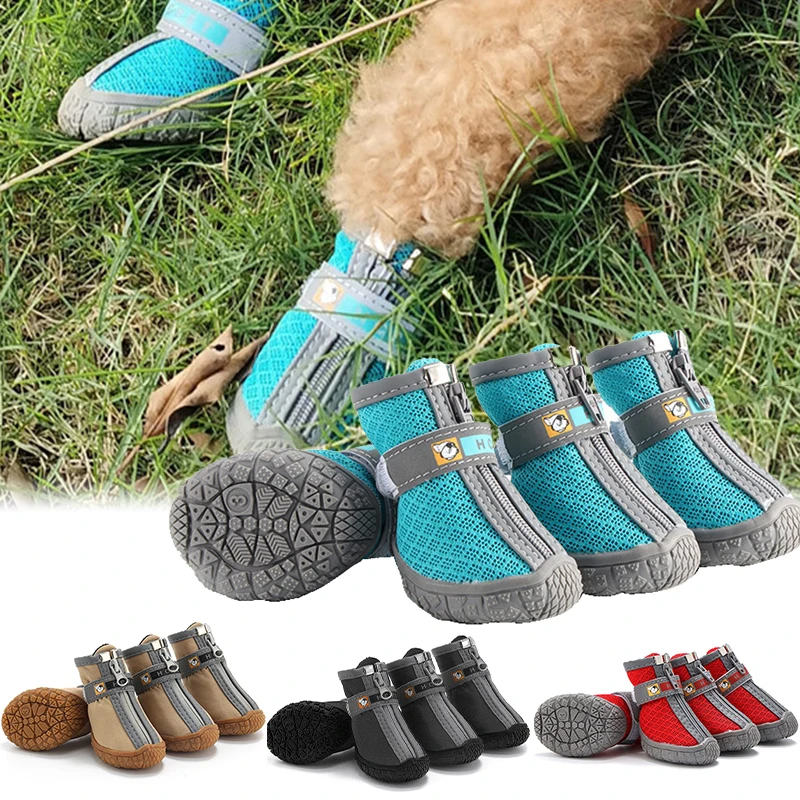 Warm Non-Slip Dog Booties 1