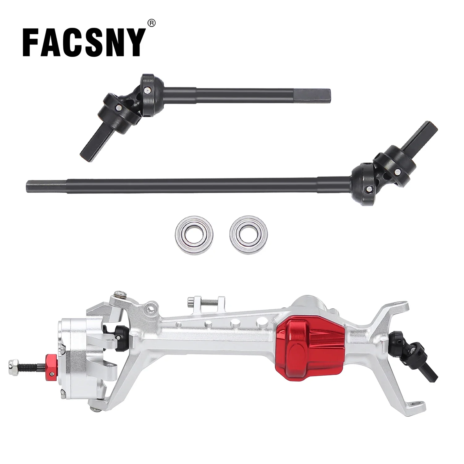 Amazon.co.jp: RC フロント アクスル に適合するCap&ra 1/10 RC クローラーアップグレードアルミ等速ドライブシャフト オフセットポータルアクスル用 (Color : Gray Axle F-R) : おもちゃ LCX Racing 1/10 RCクローラーカー ハードスチール AR60 OCP フロントアクスル CVDドライブシャフト Ax